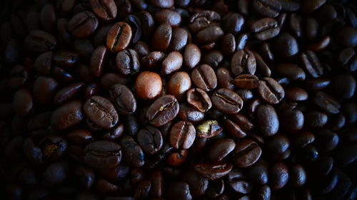 Full frame shot of coffee beans