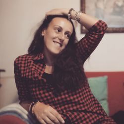 Portrait of a smiling young woman