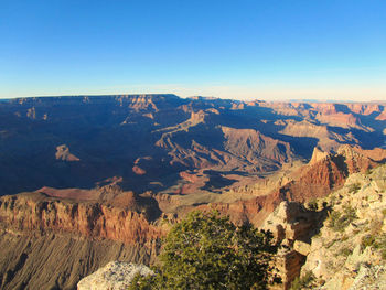 Scenic view of mountain range