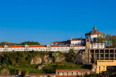 The monastery of serra do pilar located in vila nova de gaia, portugal, built on 1672