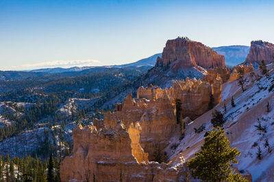 Scenic view of mountain range