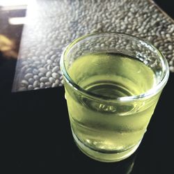 Close-up of drink on table