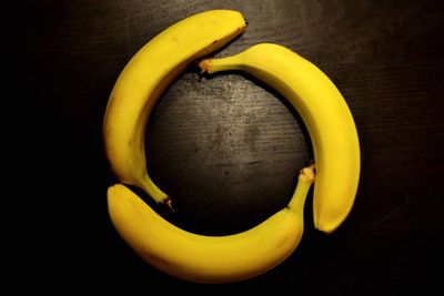 Close-up of bananas on table