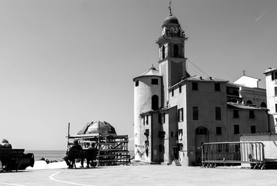 Built structure against clear sky