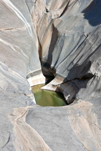 View of rock formations