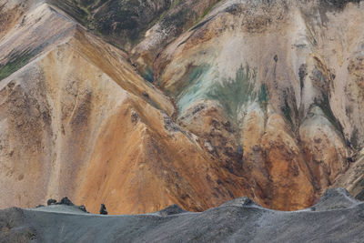 Panoramic view of rock formations