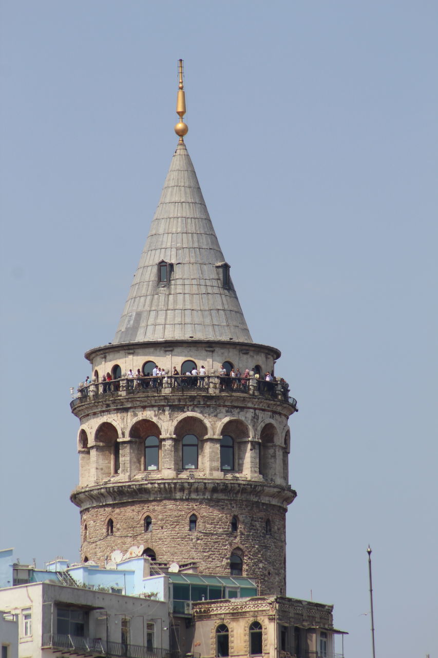 built structure, architecture, building exterior, sky, building, history, the past, clear sky, travel destinations, tower, travel, nature, tourism, no people, copy space, religion, low angle view, city, belief, outdoors, spire