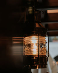 Close-up of wine glass