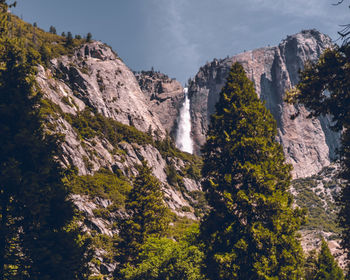 Scenic view of rocky mountains against sky