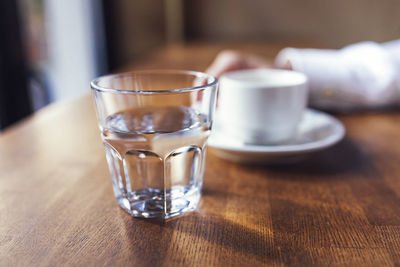 Close-up of drink on table