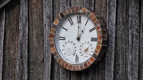 Close-up of clock