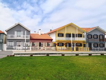 Built structure against sky in aveiro