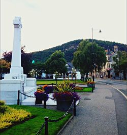 View of street light against sky