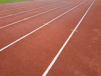 Full frame shot of running track