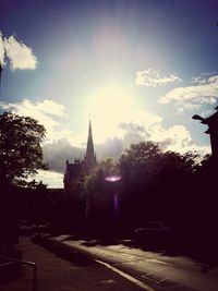 View of church against cloudy sky