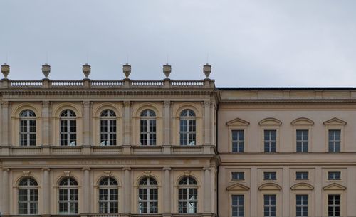 Low angle view of historic building