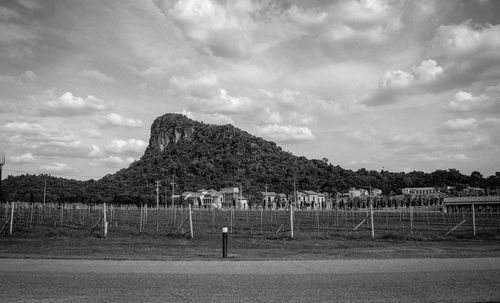 Scenic view of landscape against sky