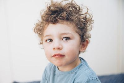 Portrait of cute boy