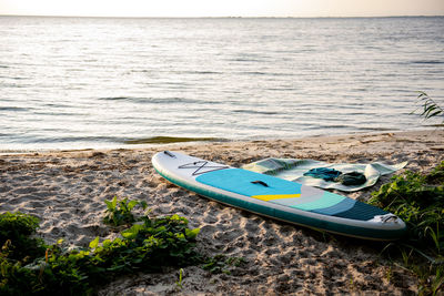 Boat in sea