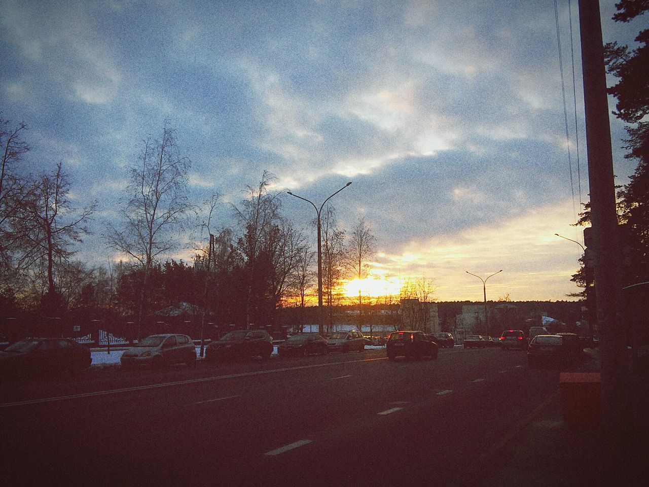 sky, sunset, car, window, transportation, cloud - sky, nature, land vehicle, no people, dramatic sky, tree, scenics, outdoors, close-up, beauty in nature, water, day