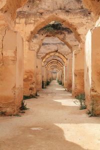 Corridor of historic building