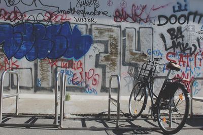 Graffiti on wall in city in berlin, germany. 