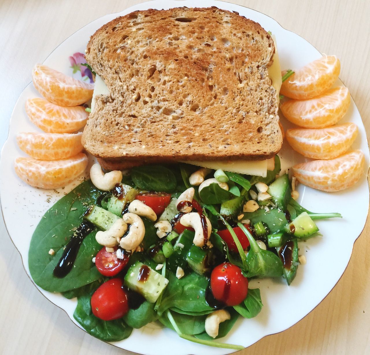 food and drink, food, freshness, indoors, ready-to-eat, plate, still life, healthy eating, table, tomato, bread, serving size, high angle view, close-up, vegetable, slice, meal, indulgence, meat, salad