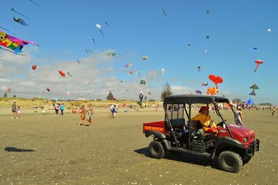 People at beach