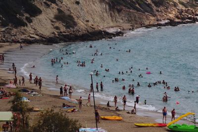 Group of people at beach