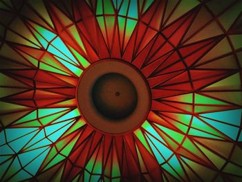 Low angle view of ceiling