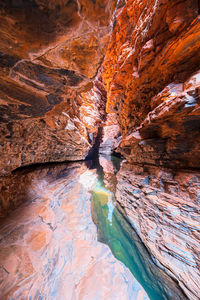 View of rock formations