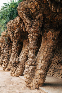 Close-up of rock formation