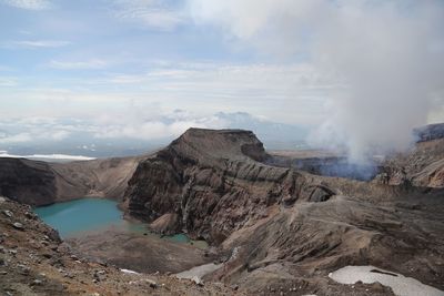 Panoramic view of landscape against sky