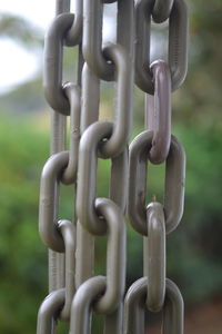 Close-up of chain