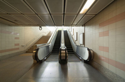 Interior of subway station