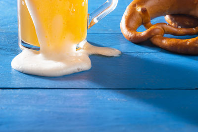 Close-up of drink on table