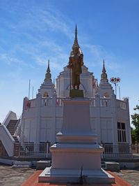 Low angle view of building against sky