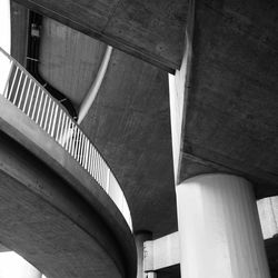 Low angle view of elevated road