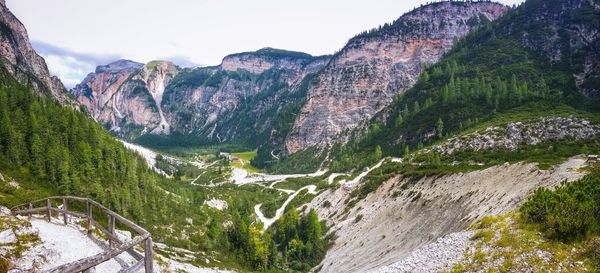 Scenic view of mountains