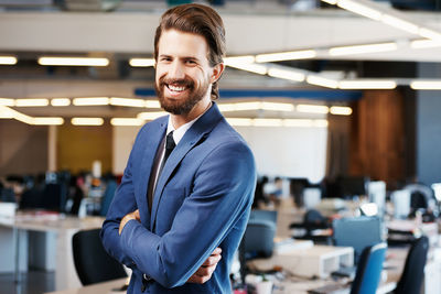 Portrait of a smiling young man