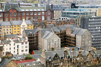 Buildings in a city