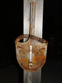 Close-up of rusty metal