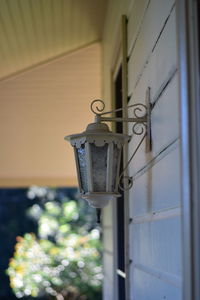 Close-up of hanging lights