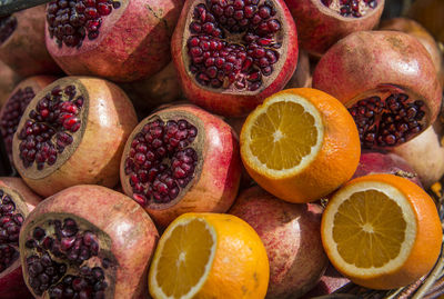 Full frame shot of fruits