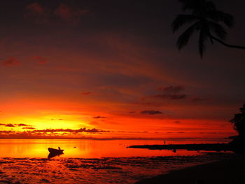 Sunset over sea