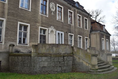 Low angle view of old building