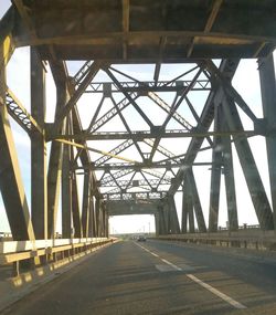 Silhouette of bridge