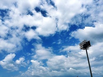 Low angle view of cloudy sky