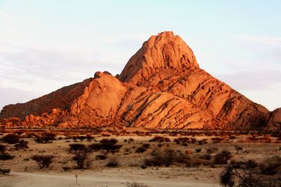 Scenic view of mountain against sky