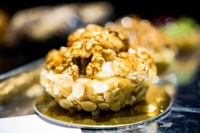 Close-up of food in plate